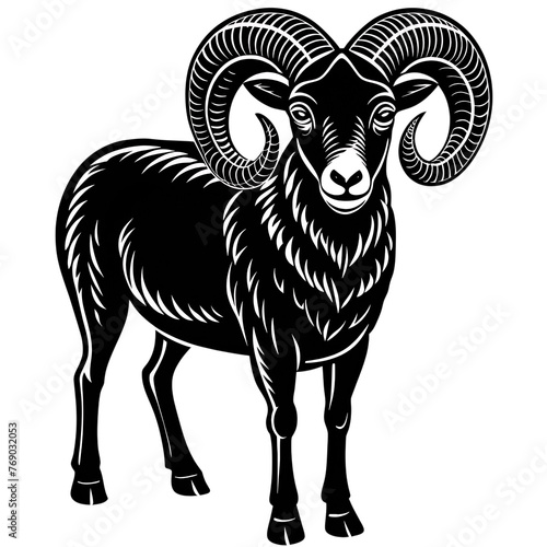 illustration of a ram