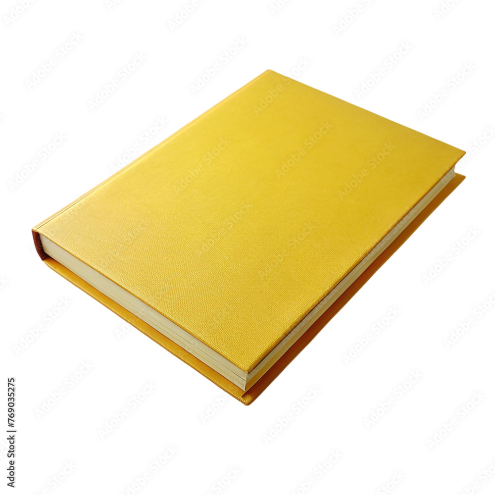Blank yellow book. isolated on transparent background. Blank yellow book. isolated on transparent background.