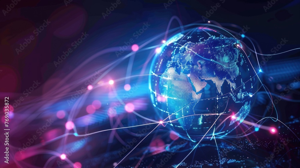 Fototapeta premium E-commerce Evolution: Shaping the Future of Business