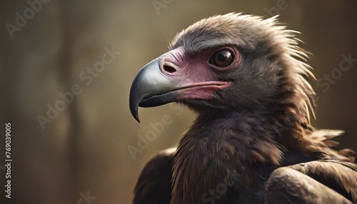    a bird of prey in focus against a sharp background