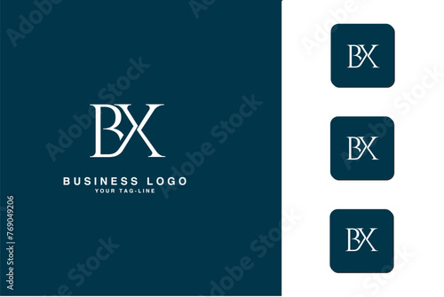 BX, XB, Abstract Letters Logo Monogram