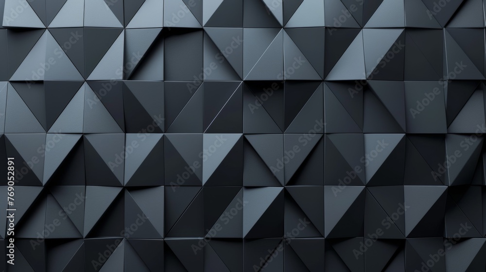 Abstract Geometric Triangular Pattern in Shades of Dark Gray
Abstract Geometric Triangular Pattern in Shades of Dark Gray