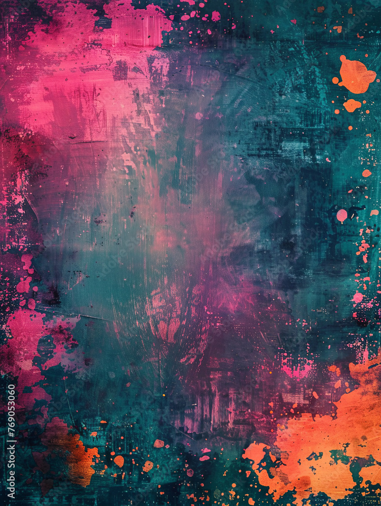 Obraz premium Grunge background with space for text or image. AI.