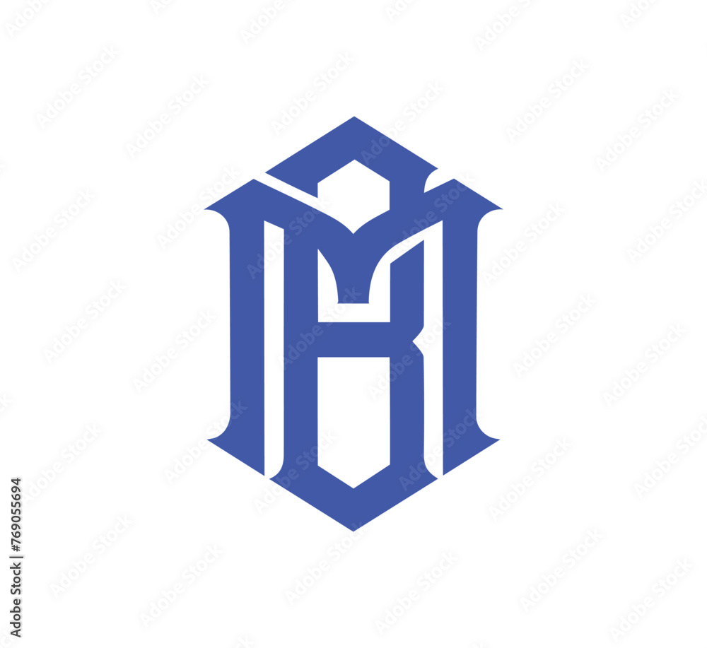 MB letter logo design vector template MB letter logo design vector template