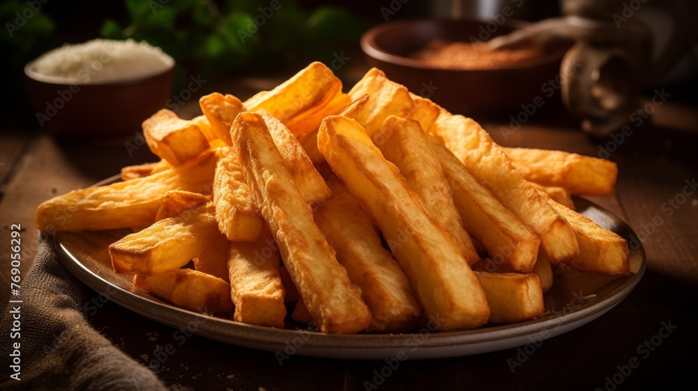 Brazilian roasted cassava roots Brazilian roasted cassava roots