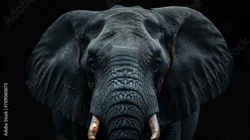 black elephant wallpaper