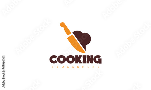 a logo for cooking with a spoon on it