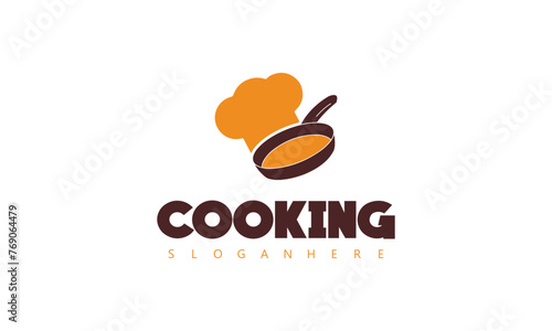 a logo for cooking class with a knife in the middle.