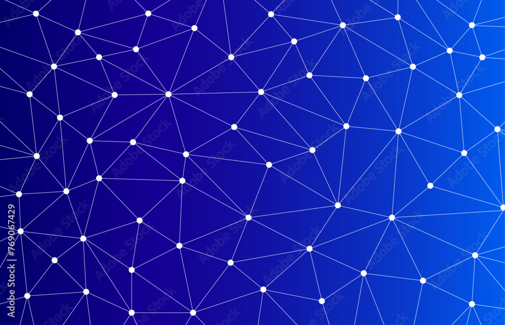 Polygonal mesh,dark blue abstract background, vector illustration Polygonal mesh,dark blue abstract background, vector illustration
