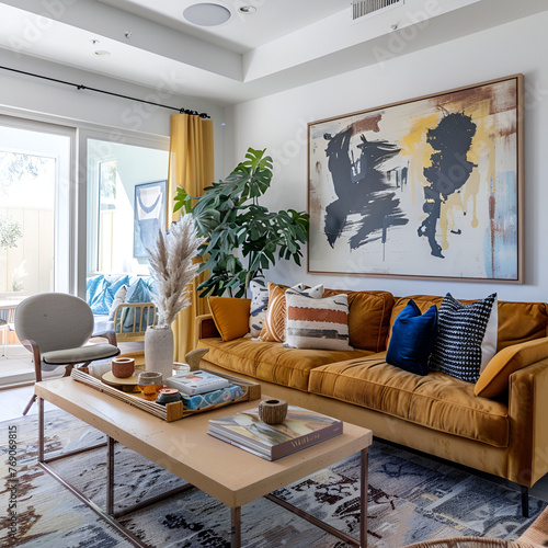 single story, 600sqft suburban aesthetic, condo, interior