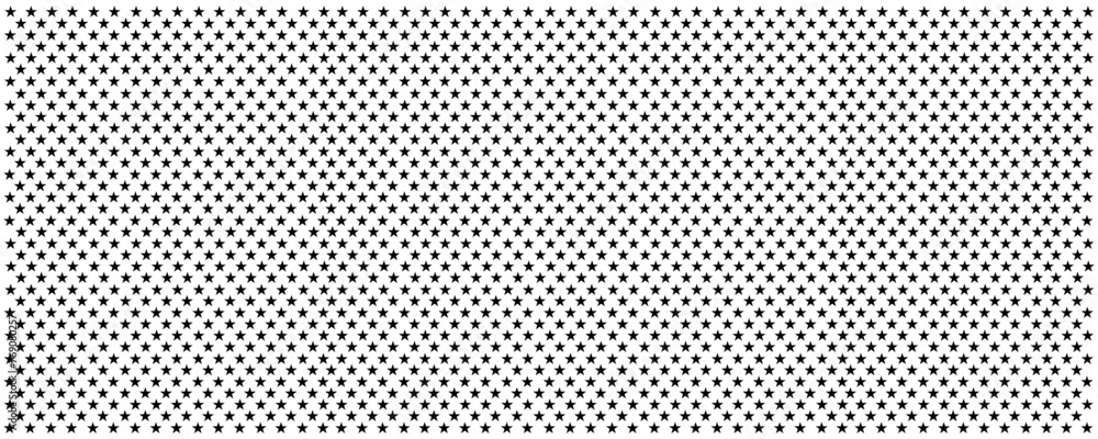 Seamless background with star pattern. Star polka dot pattern pattern Monochrome dotted star texture - obrazy, fototapety, plakaty 