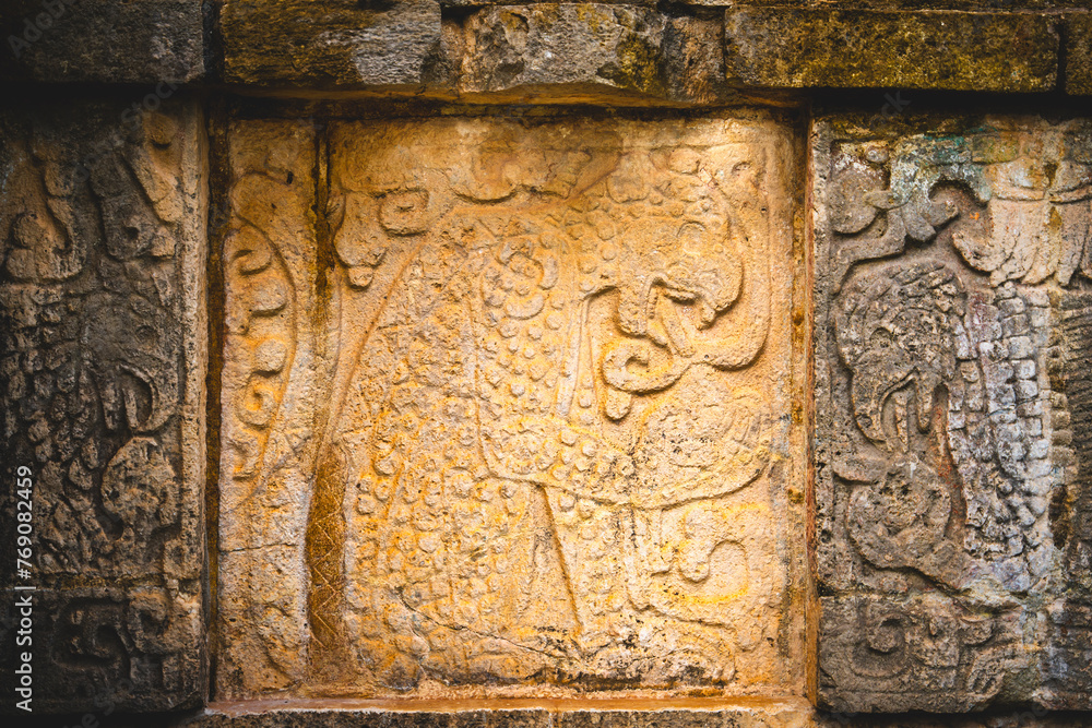 Mayan Jaguar Carving