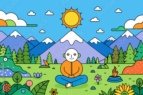  "Find your inner peace amidst the beauty of nature with our backgrounds."