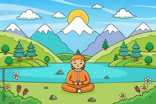  "Find your inner peace amidst the beauty of nature with our backgrounds."