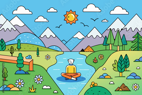  "Find your inner peace amidst the beauty of nature with our backgrounds."