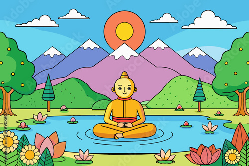  "Find your inner peace amidst the beauty of nature with our backgrounds."