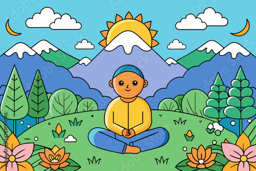  "Find your inner peace amidst the beauty of nature with our backgrounds."