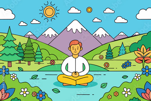  "Find your inner peace amidst the beauty of nature with our backgrounds."