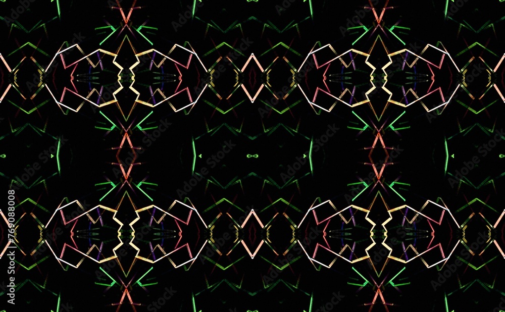 Black wallpaper with neon art patterns - it suits nightclubs. If printed photo is ugly, set custom colors in printer software to 0. Photo is looped, just place them next to each other to enlarge. Black wallpaper with neon art patterns - it suits nightclubs. If printed photo is ugly, set custom colors in printer software to 0. Photo is looped, just place them next to each other to enlarge.