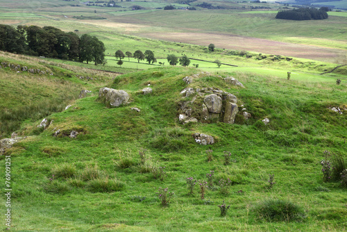 Along the Hadrian's wall between Gilsland and Twice Brewed - Northumberland - England - UK photo