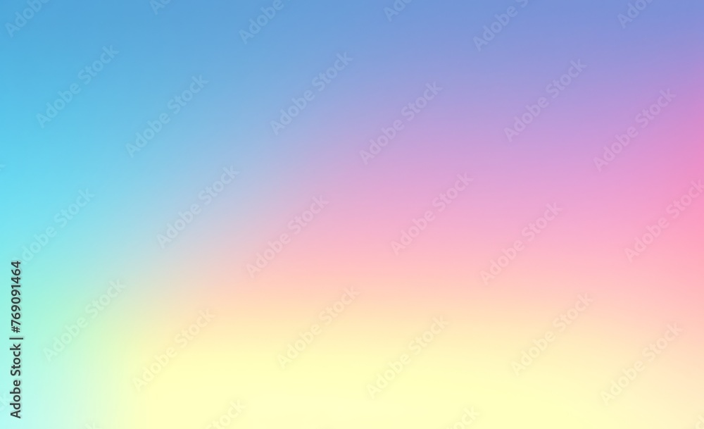A rainbow gradient background with soft hues, creating an elegant and colorful atmosphere for design projects.
