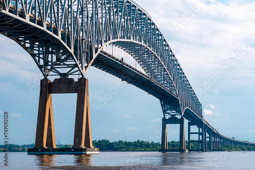 Francis Scott Key Bridge - Baltimore, Maryland USA photo