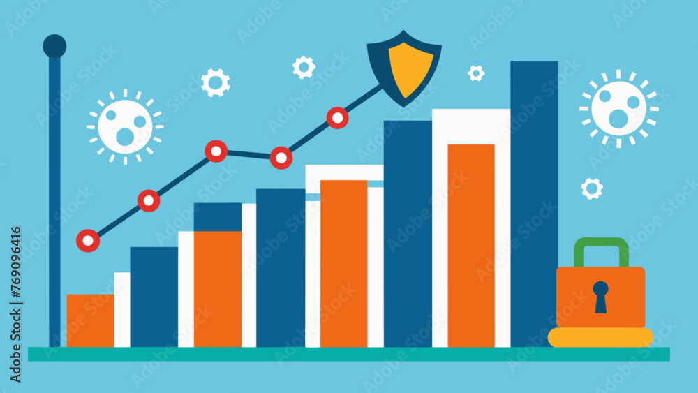 A graph showing the increase in data breach incidents and associated legal penalties for companies emphasizing the need for strict prevention A graph showing the increase in data breach incidents and associated legal penalties for companies emphasizing the need for strict prevention