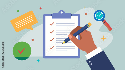 A closeup of a lawyers hand holding a pen while reviewing a product safety report and making necessary annotations.