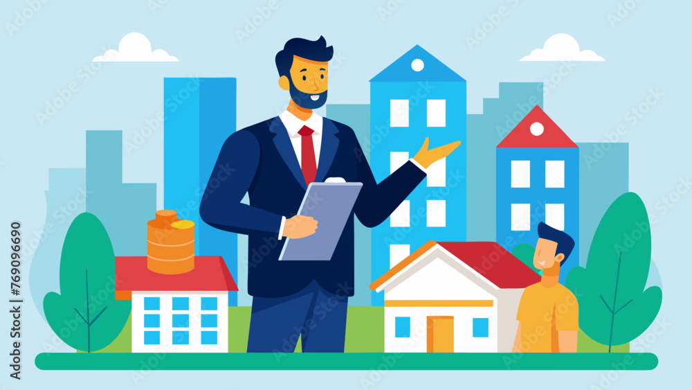 A real estate lawyer giving a presentation on legal aspects of property development at a business conference. A real estate lawyer giving a presentation on legal aspects of property development at a business conference.