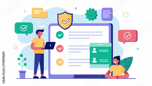 A screen capture of a digital platforms Terms of Service page with highlighted sections outlining the users rights and responsibilities when
