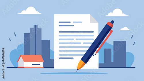 A closeup of a pen signing a contract with blurred documents in the background. This image conveys the finalization of negotiations and the
