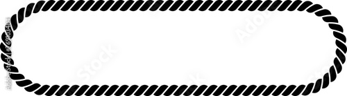 rounded rope frame