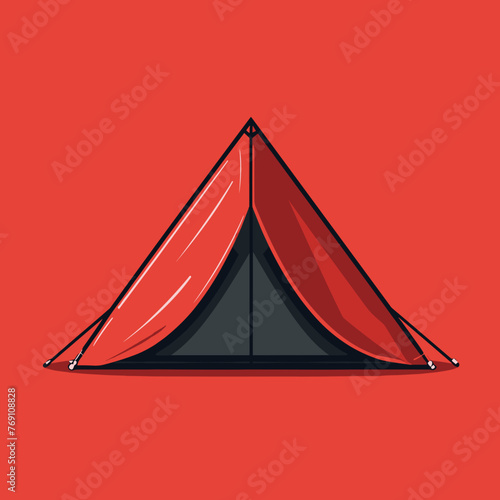 illustration of tent