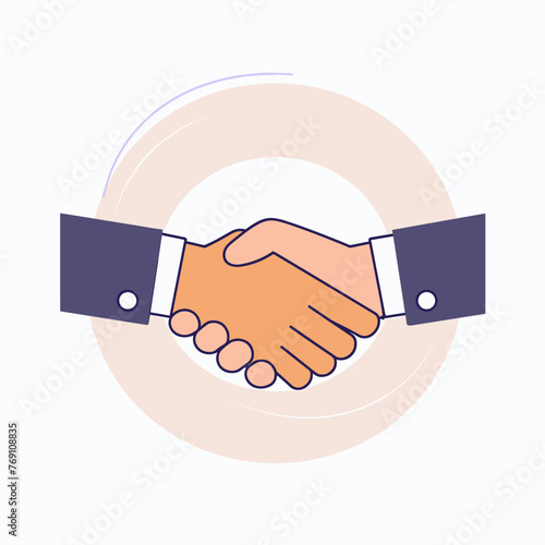 handshake between two businessmen