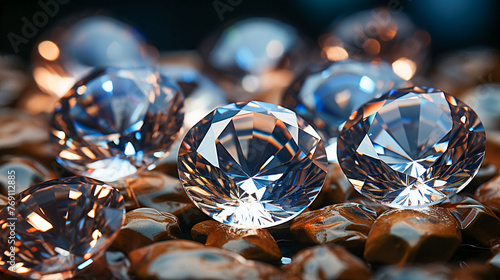 Diamond Clarity. Glistening Gems