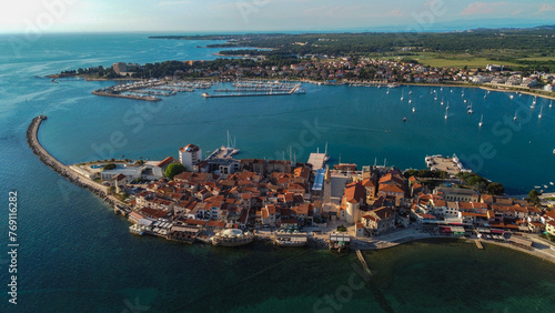 view of the city of umag croatia