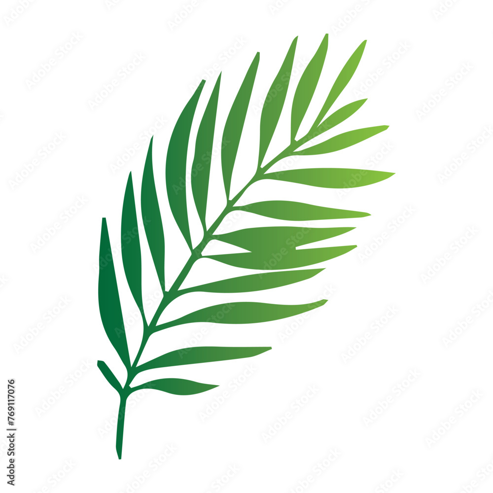 Leaves of tropical trees, ferns, exotic leaves, stamp, leaf shape, leaf stencils, color gradient, element, bright sticker, design with graphic symbols of the logo, the ability to change color and size Leaves of tropical trees, ferns, exotic leaves, stamp, leaf shape, leaf stencils, color gradient, element, bright sticker, design with graphic symbols of the logo, the ability to change color and size