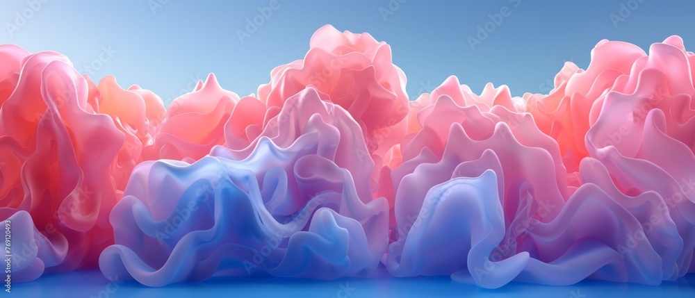 A blue, pink, and orange background with a blue sky in the foreground and a blue sky in the background A blue, pink, and orange background with a blue sky in the foreground and a blue sky in the background