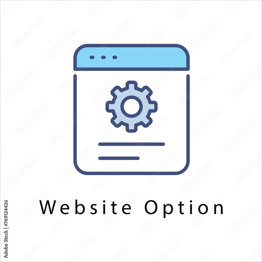 Website Option icon Website Option icon