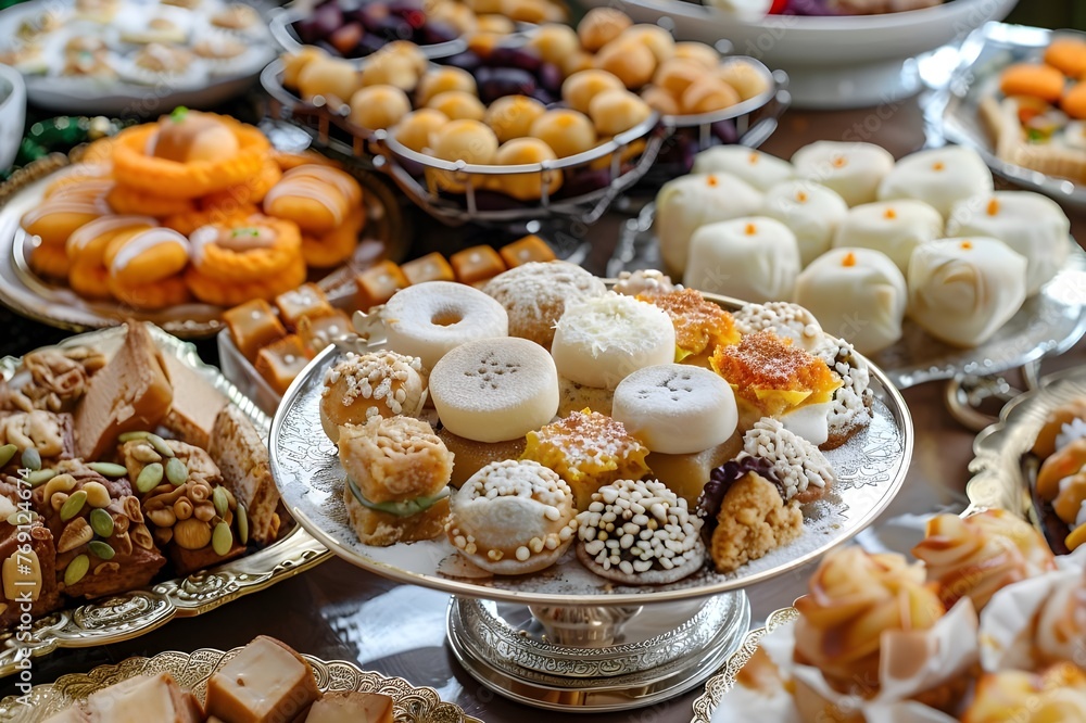 Eid Mubarak Traditional Sweets and Desserts
Eid Mubarak Traditional Sweets and Desserts