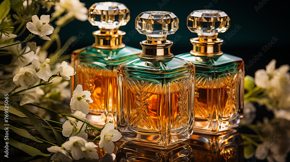Perfume Bottle. Spritz of Glamour Perfume Bottle. Spritz of Glamour
