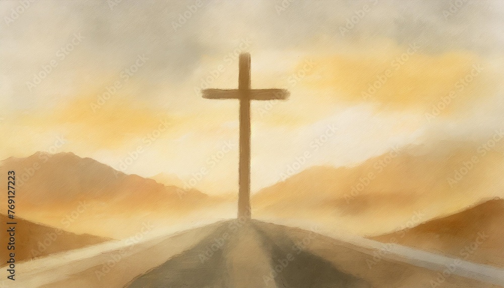 cross drawings for background religious concept illustration can be applied to media and design work