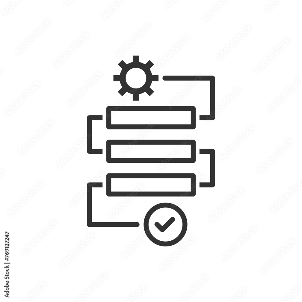 Processing Icon - Flowchart Icon Processing Icon - Flowchart Icon