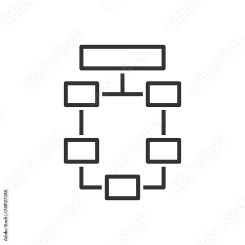 Flow Chart Icon