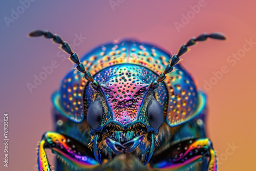 A purebred beetle poses for a portrait in a studio with a solid color background during a pet photoshoot.   © kalafoto