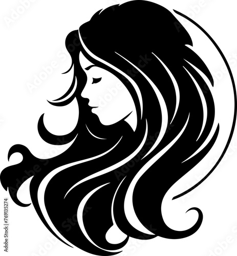 silhouette of a girl