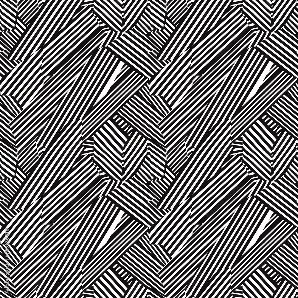 seamless geometric pattern Textiles, stripes, seamless, pattern black and white. Sleek, modern, and easily styled, black and white lines are a timeless favorite. Textile Background fashionable graphic