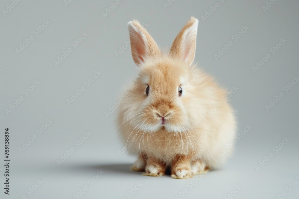 A purebred rodent poses for a portrait in a studio with a solid color background during a pet photoshoot.
A purebred rodent poses for a portrait in a studio with a solid color background during a pet photoshoot.