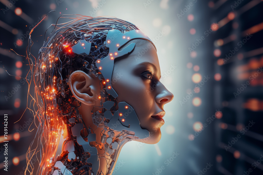 AI, Artificial Intelligence concept,3d rendering,conceptual image AI, Artificial Intelligence concept,3d rendering,conceptual image