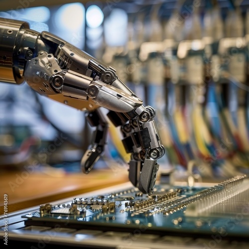 Advanced Technology: Robotic Hand in Circuit Board Assembly